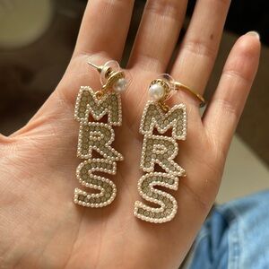 Bride earrings - never worn